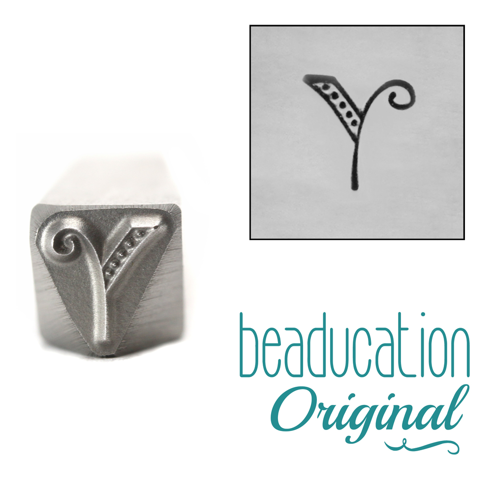 Metal Stamping Tools Kismet Letter "Y" 7mm - Beaducation Original